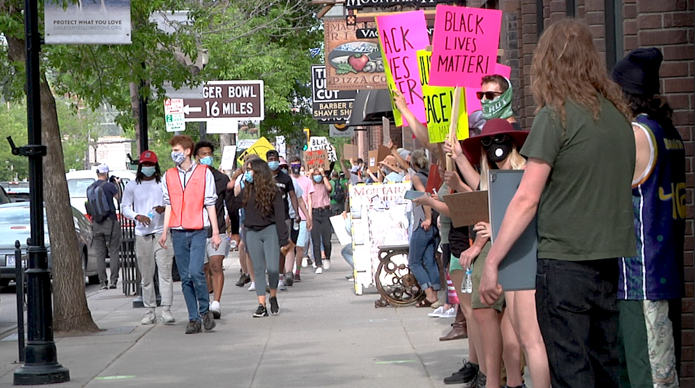 Black Lives Matter rally march Bozeman